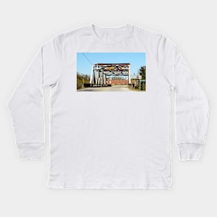 Old Swing Bridge Kids Long Sleeve T-Shirt